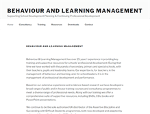 Tablet Screenshot of behaviour-learning.com